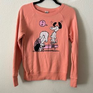 Uniqlo UT Snoopy Schroeder Pink Pullover